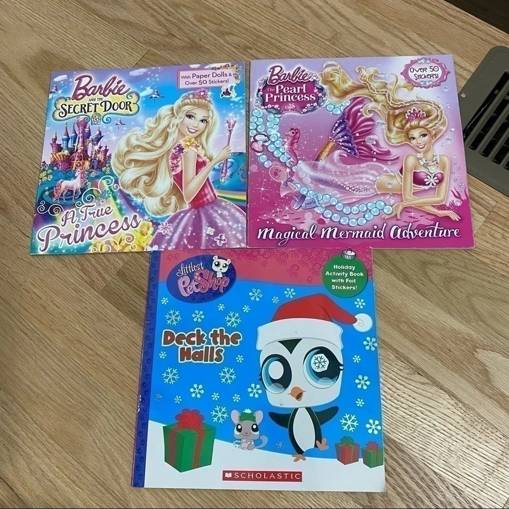 Barbie Littlest Pet Shop Book Bundle Children’s